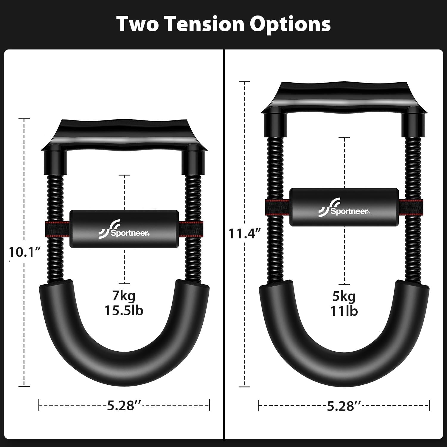 Adjustable Forearm Strengthener, Wrist Exercise Trainer with Tension Adjustment for Hand & Forearm Workouts