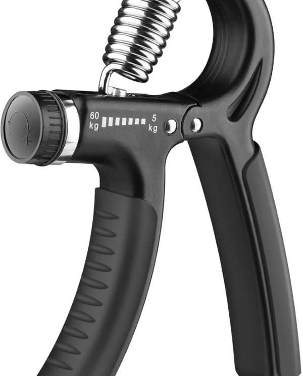 Adjustable Hand Grip Strength Trainer, 11-132 Lbs Resistance, Forearm Exerciser with Adjustable Tension for Fitness Training