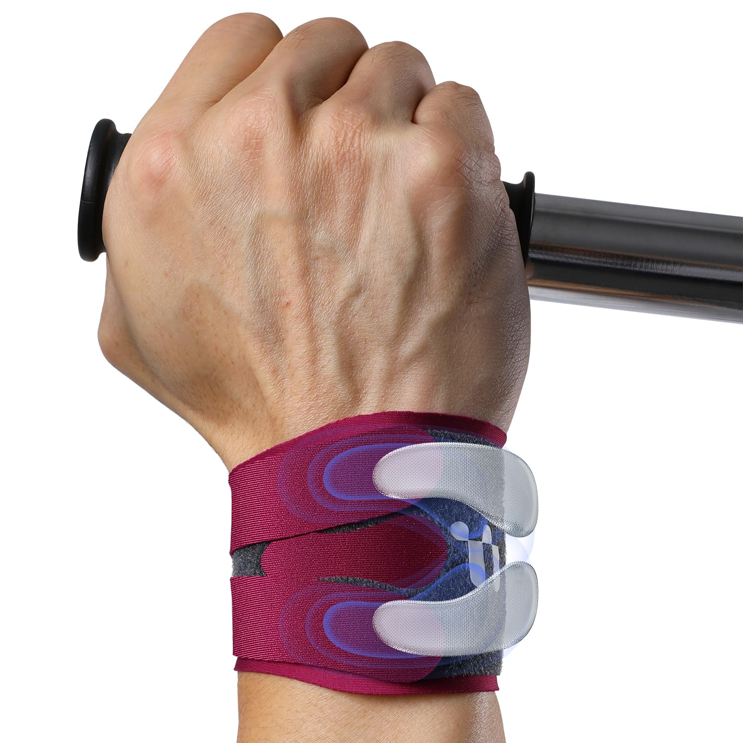 Ultra-Thin Wrist Brace with 3D Gel Pad, Lightweight Wrist Support for Daily Wear & Sports Activities