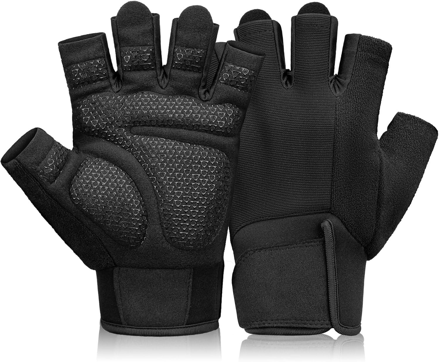 Breathable Workout Gloves for Men & Women, Comfortable Exercise Gloves with Wrist Support for Weightlifting, Cycling, Rowing & Gym